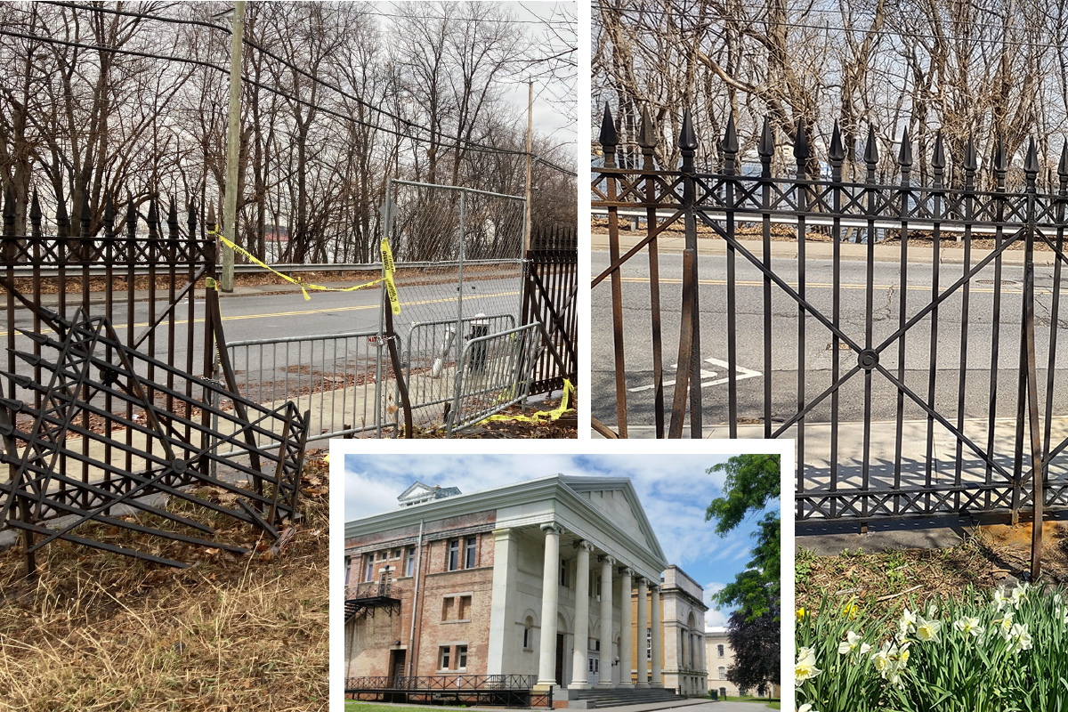 Emergency Grant Helps Repair Fence at Sailors’ Snug Harbor New York