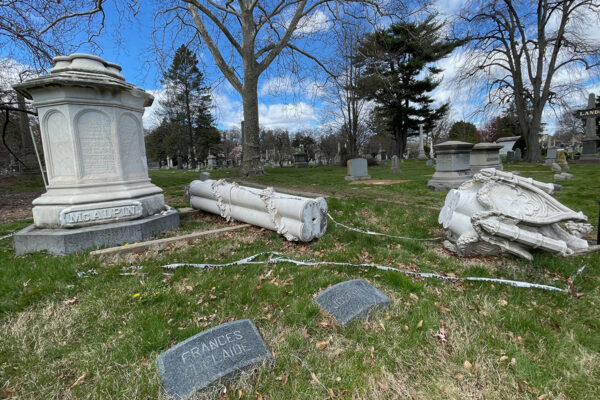 Grant for Monument Repair at Green-Wood Cemetery
